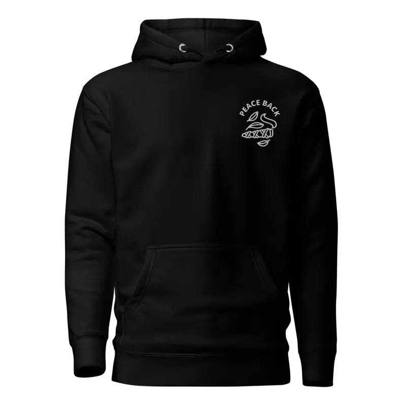 Peace Back Hoodie Pullover